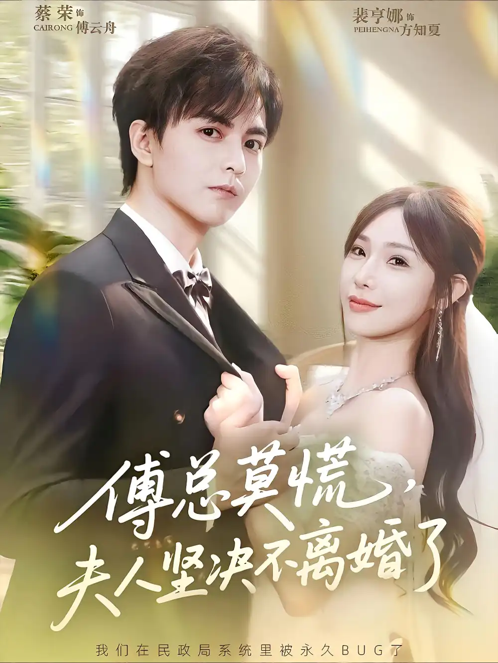 傅总莫慌夫人坚决不离婚了（70集）裴亨娜&蔡荣海报