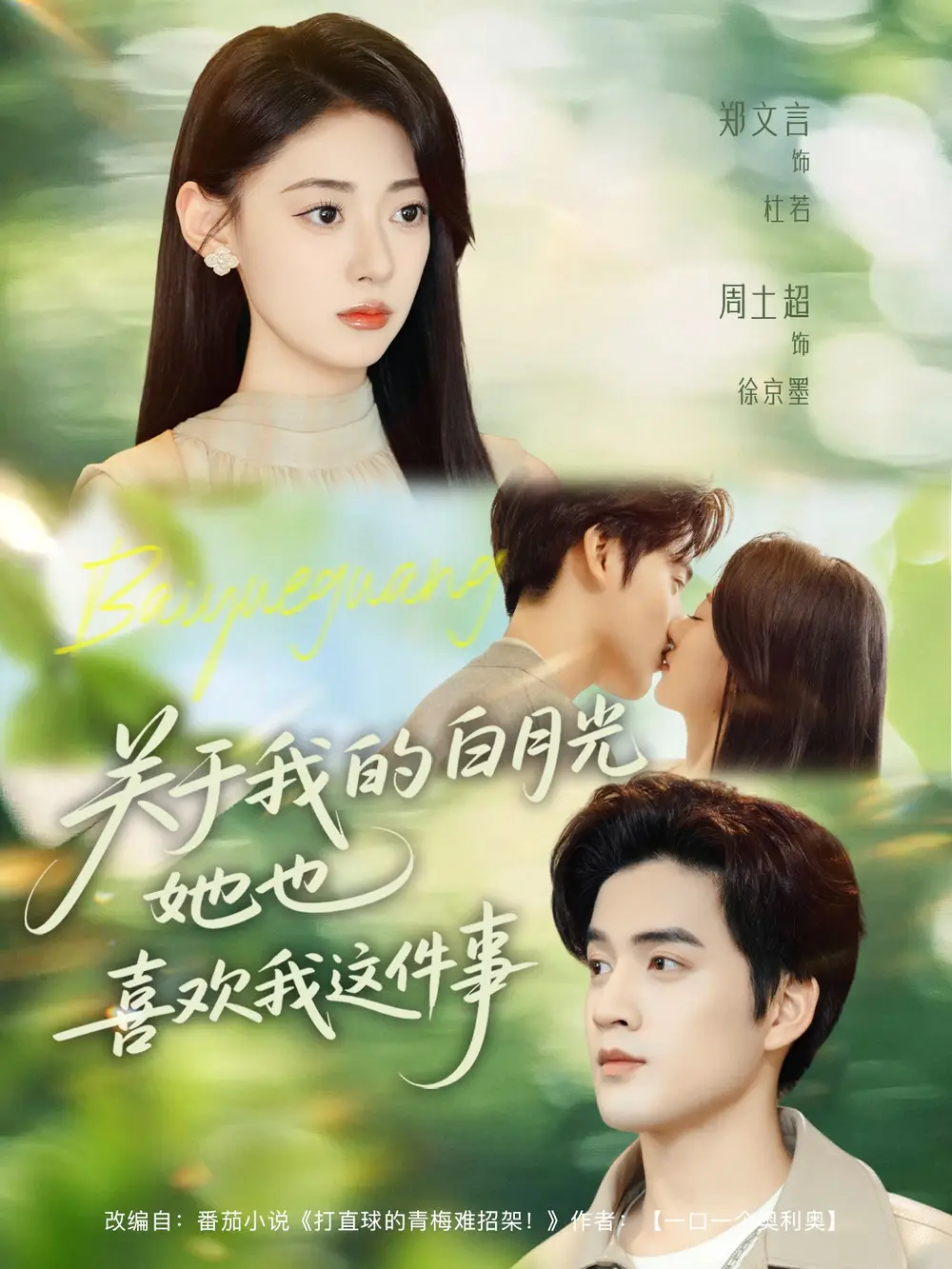 关于我的白月光她也喜欢我这件事(80集)周士超&郑文言高清海报图片 关于我的白月光她也喜欢我这件事(80集)周士超&郑文言海报