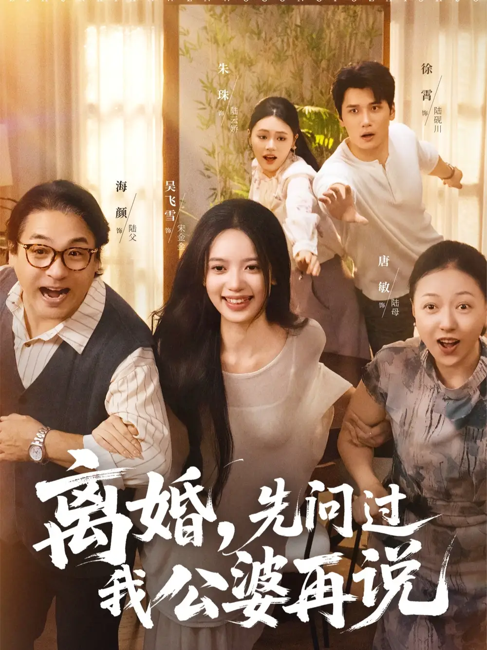 离婚先问过我公婆再说(96集)吴飞雪&徐霄高清海报图片 离婚先问过我公婆再说(96集)吴飞雪&徐霄海报